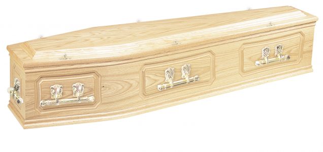 The Cavendish - a solid Oak coffin
